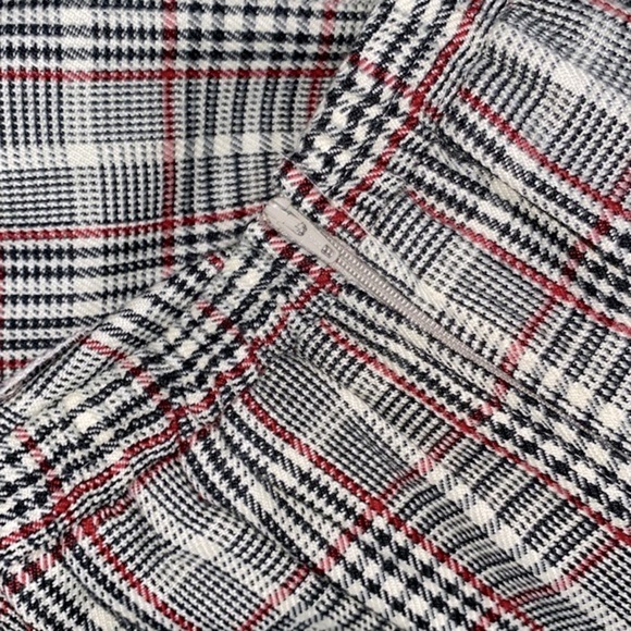 Vintage plaid fringe long skirt size 10P - Picture 5 of 8